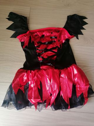 Fato Carnaval Diaba do Fogo menina