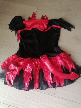 Fato Carnaval Diaba do Fogo menina