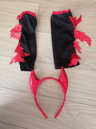 Fato Carnaval Diaba do Fogo menina