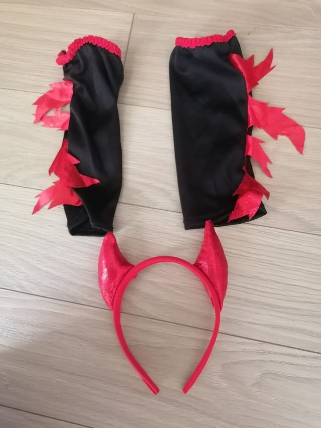 Fato Carnaval Diaba do Fogo menina