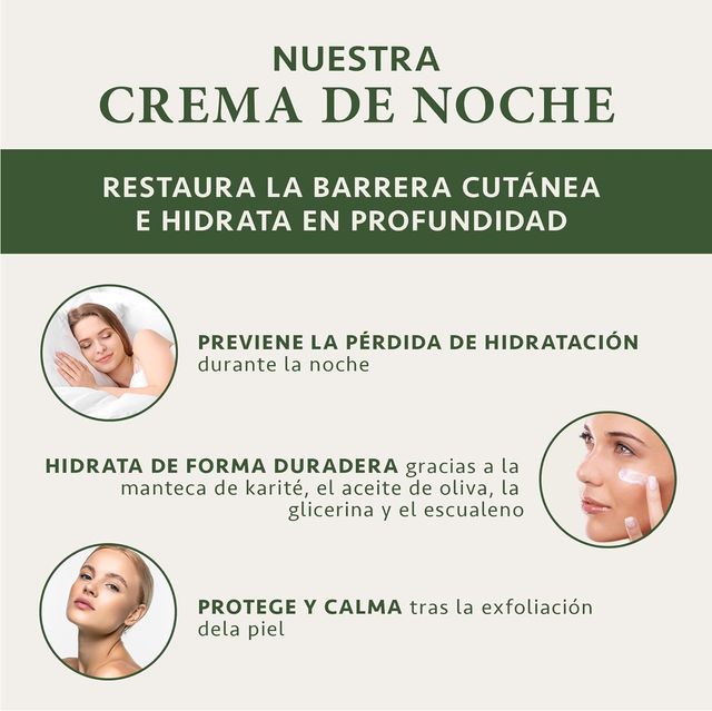 Crema hidratante facial noche mujer.NUEVO sin usar
