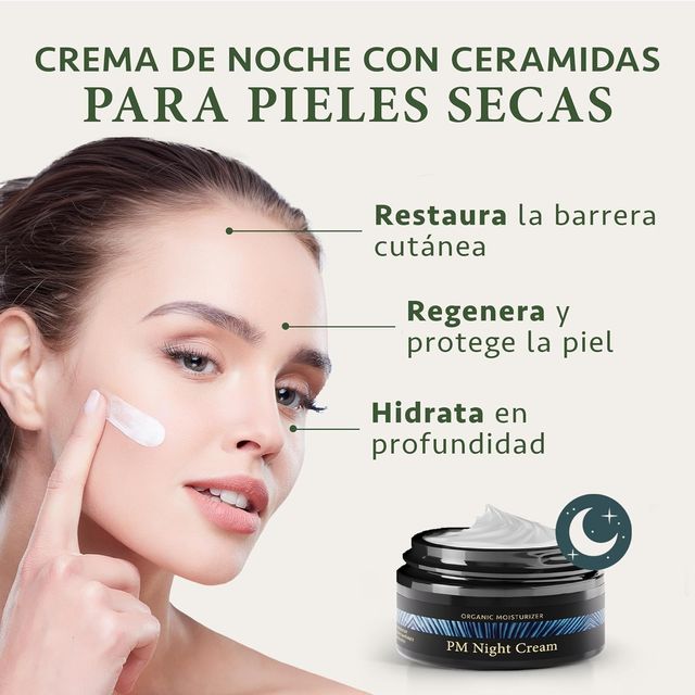 Crema hidratante facial noche mujer.NUEVO sin usar