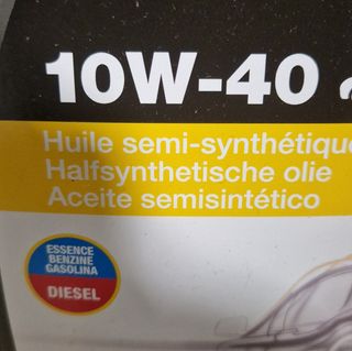 Aceite motor coche 10W-40