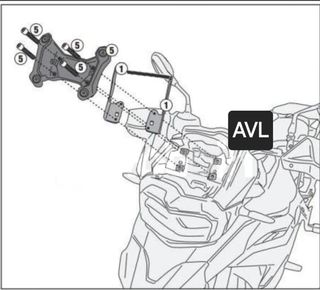 Soporte GPS o móvil BMW GS