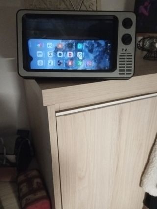 Televisor con pantalla de aumento para.