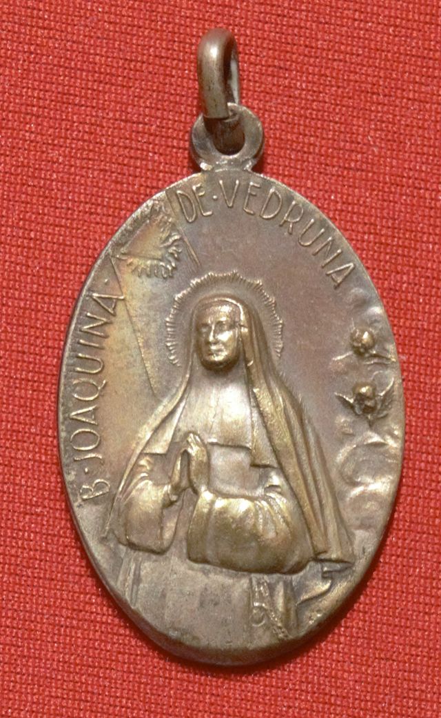 Medalla religiosa de Santa Joaquina de Vedruna