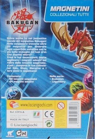 1 Box set card magneti Bakugan,vintage manga anime