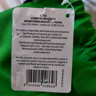 Borsa per palestra Super Mario Nintendo