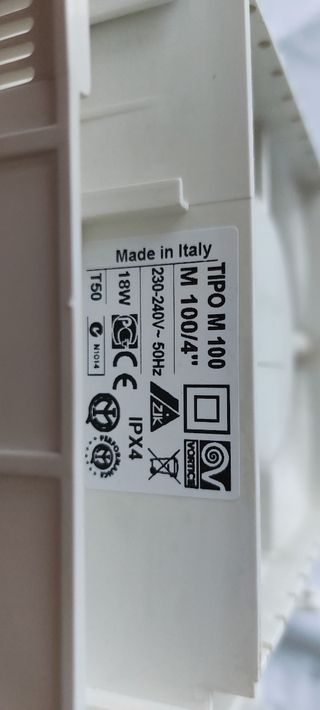 Aspiratore da parete Vortice