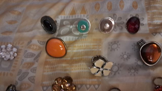 Conjunto de 15 anillos regulables