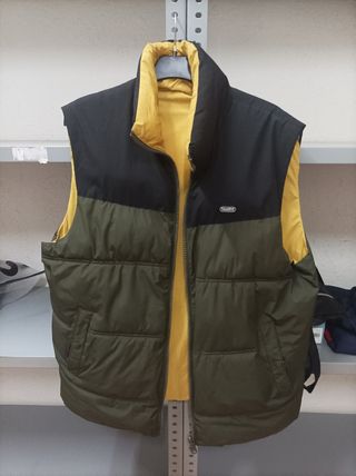 Chaleco Plumas REVERSIBLE