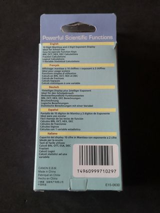 Calculadora vintage Canon F603