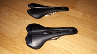 Sillines de bici sin utilizar