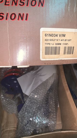 Vw Golf IV Kit de suspensión deportiva