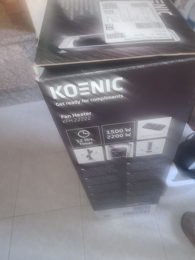 Koenic KFH22222 termoventilatore