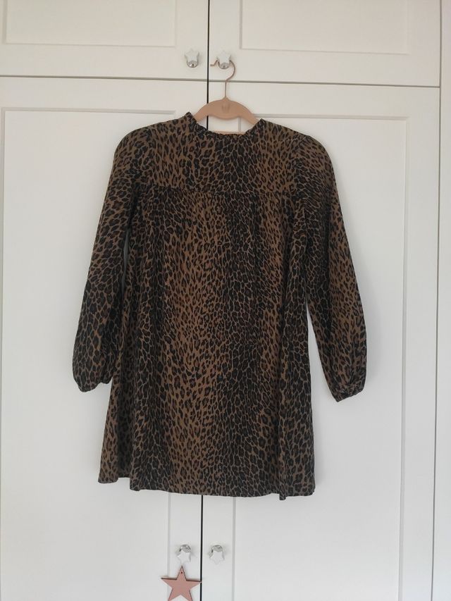 Vestido animal print niña