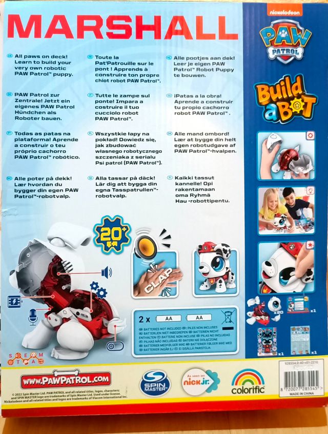 construye tu propio robot Marshall