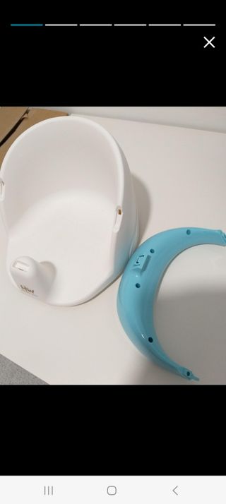 Asiento bañera bebe