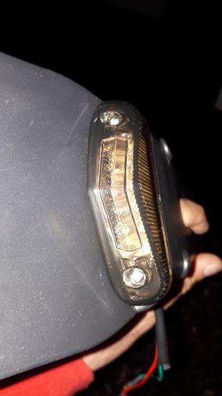 Portamatrículas trasero LED para moto