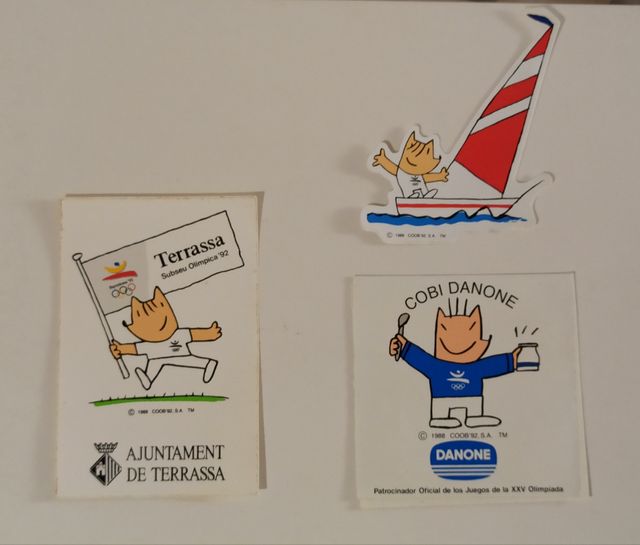 Pegatinas Cobi Olimpiadas'92