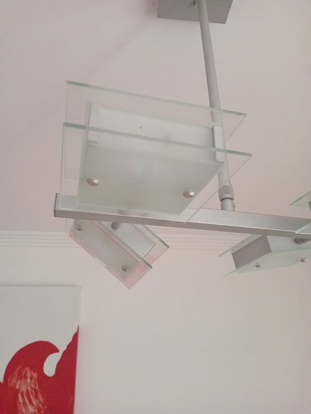 Lampara de techo alta