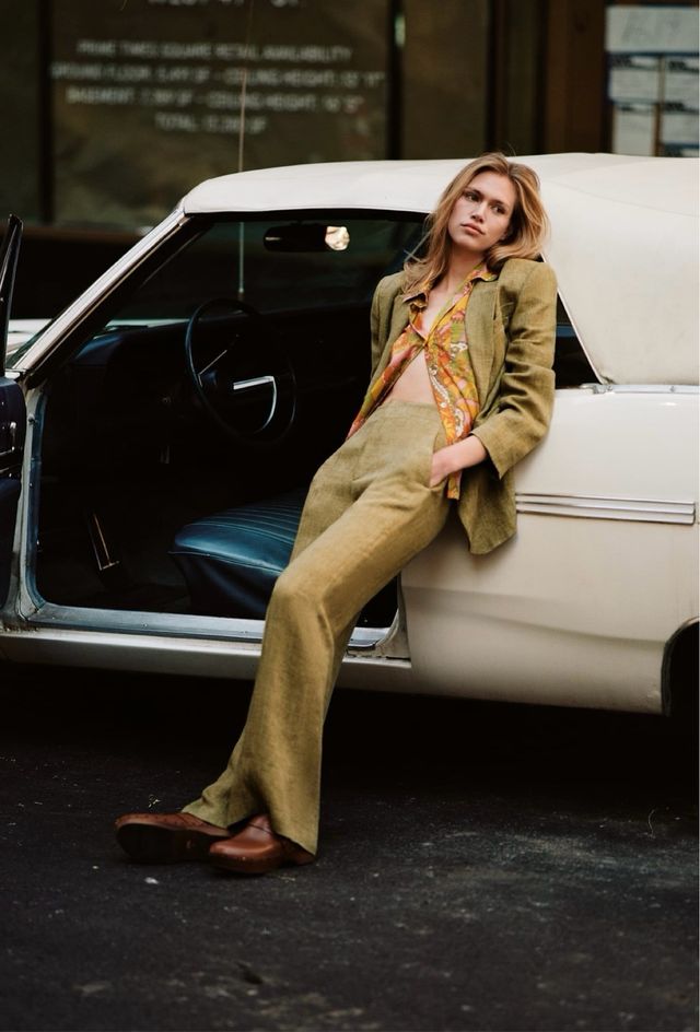 traje oversize lino limited edition