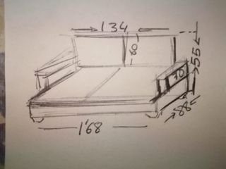 Sofa de piel negro, 2 plazas.Buen estado