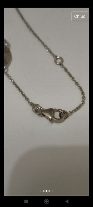 Collana in argento 925 Tutù gioielli