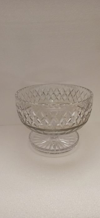 Centro tavola in cristallo di boemia