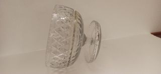 Centro tavola in cristallo di boemia