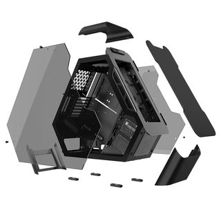 Jonsbo TR03-A Black, caja para PC