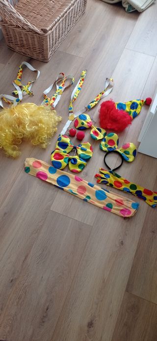 Complementos disfraz payaso