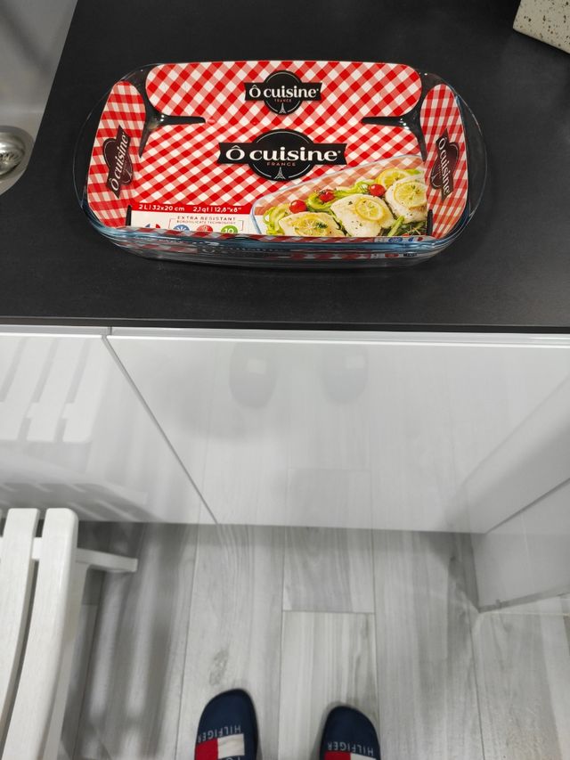 Bandeja de cristal para horno