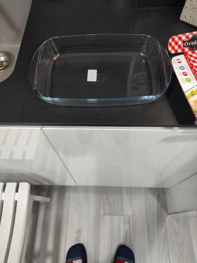 Bandeja de cristal para horno