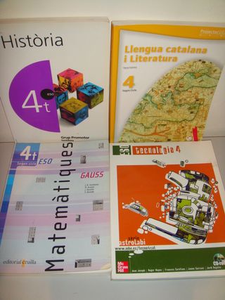Libros 1ro de Bachillerato y 4to ESO, TODO 30