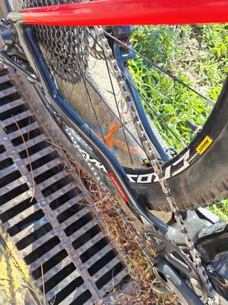 Bicicleta de montaña carbono talla L