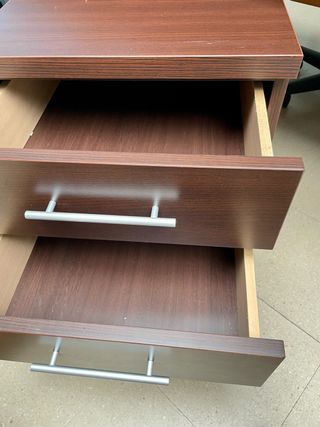 Cajonera BUK con ruedas Wengue de 3P mobel