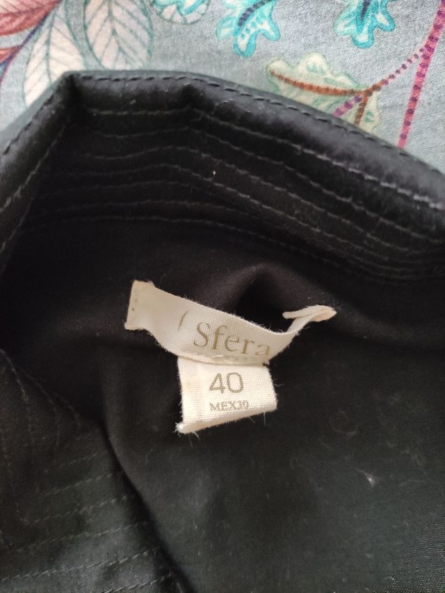 Vestido camisero negro