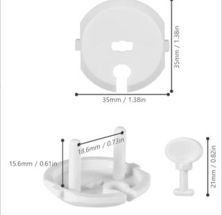 20 protectores de enchufes