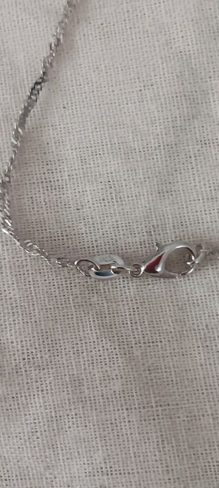 Collar con colgante corazón plata925