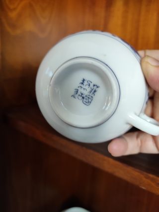 Antico set per il tè, in porcellana orientale