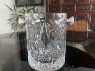 Espectacular Cubitera cristal tallado