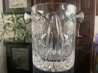 Espectacular Cubitera cristal tallado