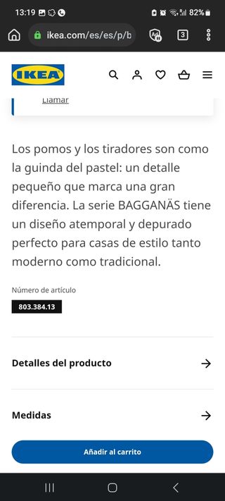 2 tiradores NUEVOS BAGGANÄS Negros