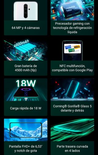TELÉFONO MOVIL REDMI NOTE 8 PRO