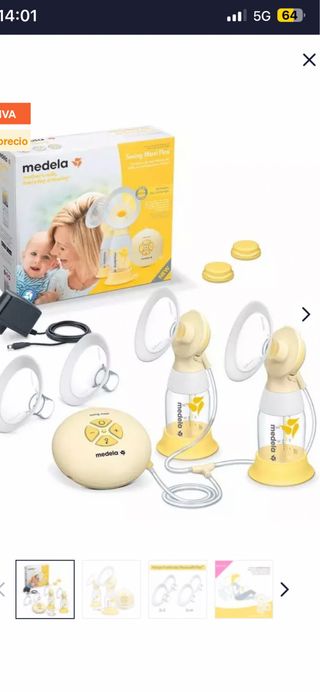 Medela extractor de leche eléctico doble