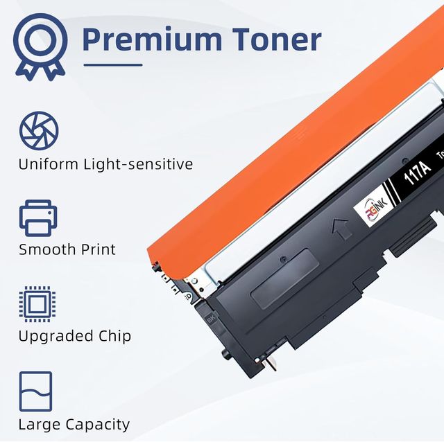 Cartuchos tinta compatibles con HP 117A NUEVOS