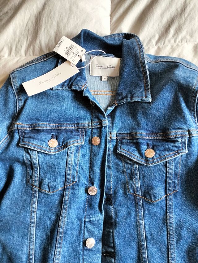 Cazadora vaquera mujer marca southern cotton