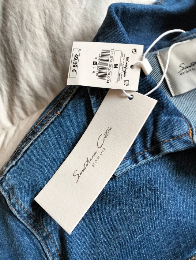 Cazadora vaquera mujer marca southern cotton