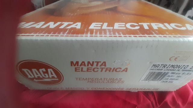 manta eléctrica de matrimonio